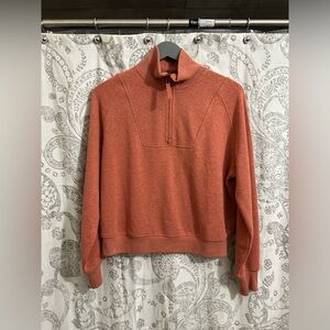 Prana like new salmon coloured 1/4 zip